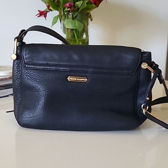 Vince Camuto Leather Shoulder bag with Gold Hardware - Picture 2 of 11